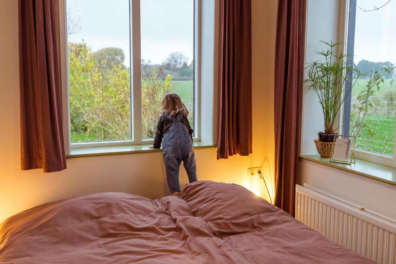 Op Bioboerderij, Kust, Polder En Rust Appartement Hoofdplaat
